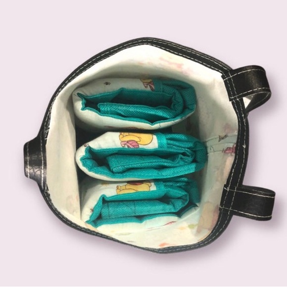 Reusable Foldable Grocery Bag Tote Winnie the Pooh Bear Shopping Tote Market bag - Picture 3 of 8